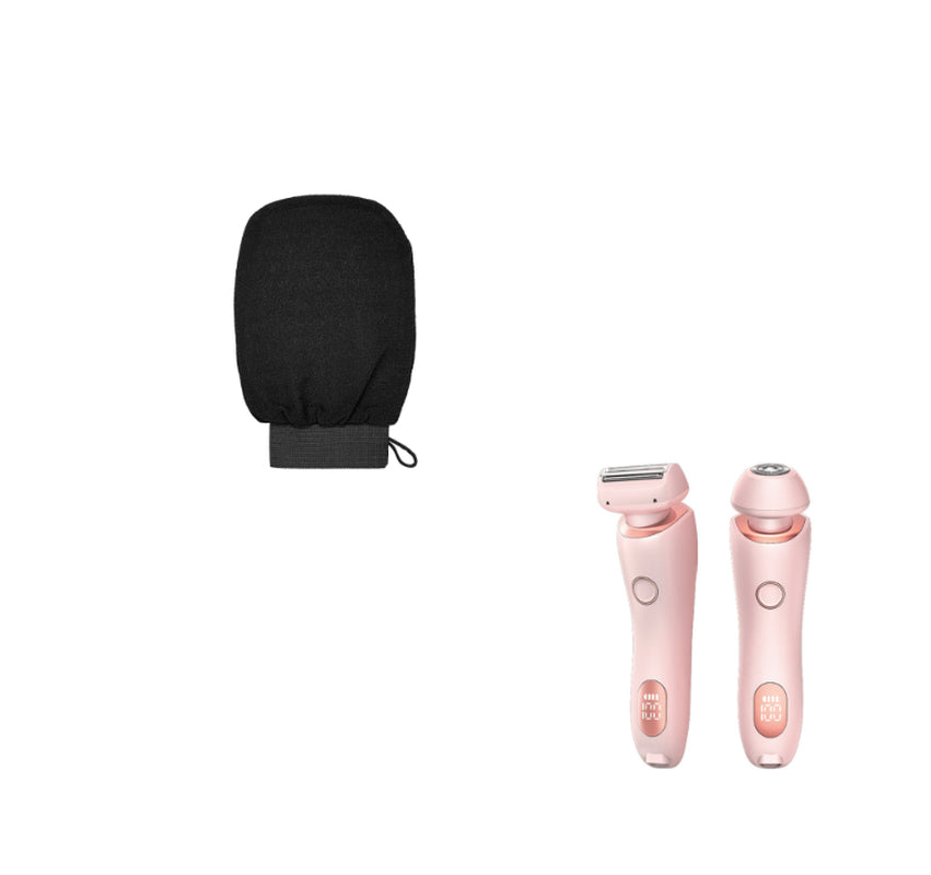 2 in 1 Hair Removal Epilator Body Razor - Leg, Armpit, Bikini, Hand & Pubic Hair Remover
