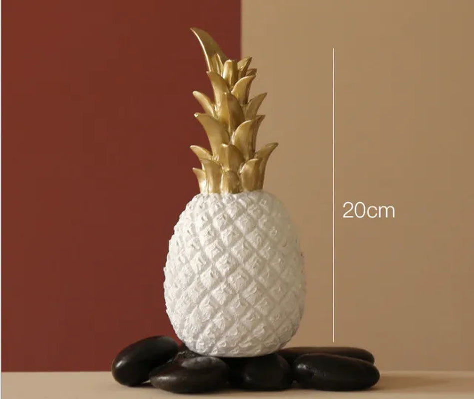 Golden Pineapple Home Decor Model