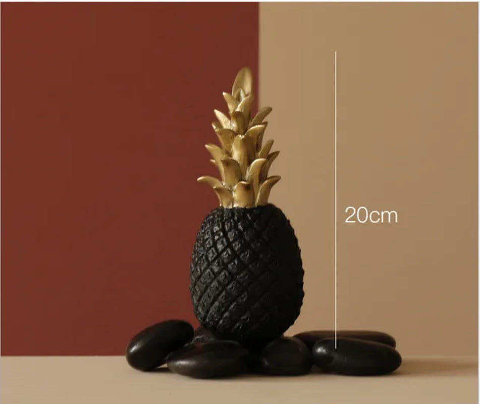 Golden Pineapple Home Decor Model
