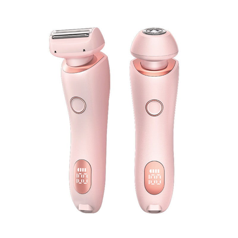 2 in 1 Hair Removal Epilator Body Razor - Leg, Armpit, Bikini, Hand & Pubic Hair Remover