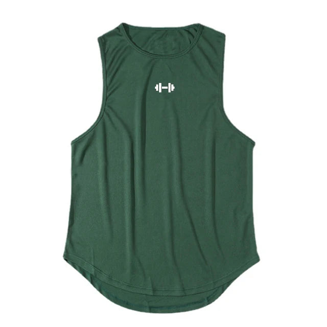 Mens Tank Top Vest - Gym Fitness Training Clothing Quick Dry Silm Fit Bodybuilding Sleeveless Shirts Men Fashion Basketball Vest