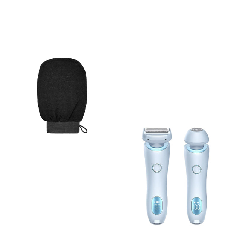 2 in 1 Hair Removal Epilator Body Razor - Leg, Armpit, Bikini, Hand & Pubic Hair Remover