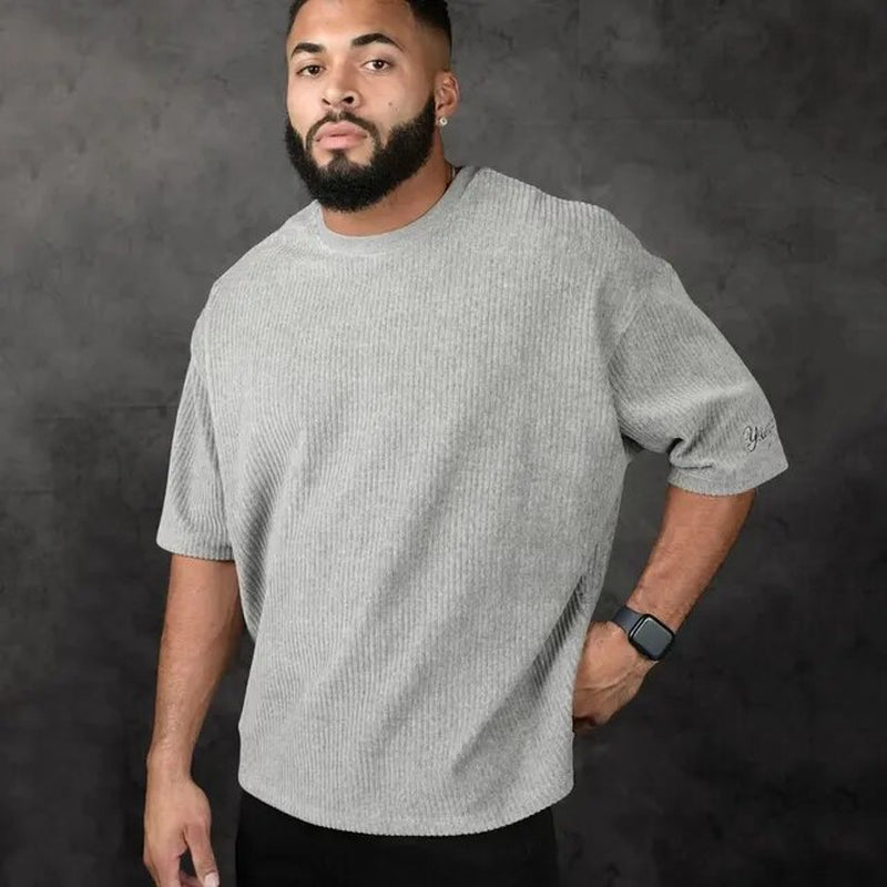 "Men's Streetwear Short Sleeve T-Shirt - Casual, Stylish, and Comfortable for Spring and Summer"