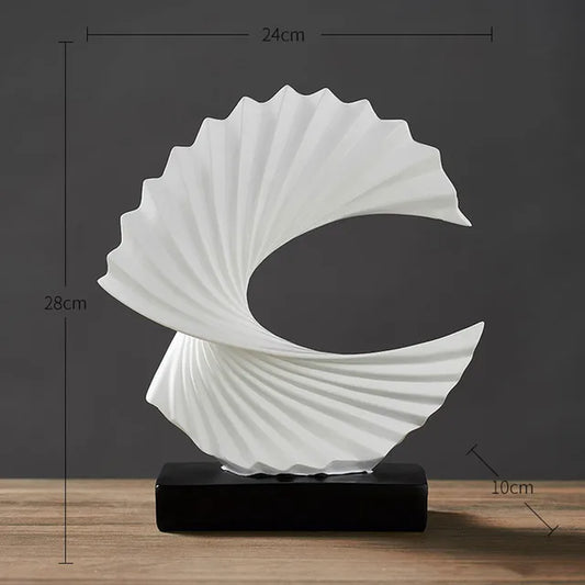 Modern Decor Abstract Sculpture Resin Art
