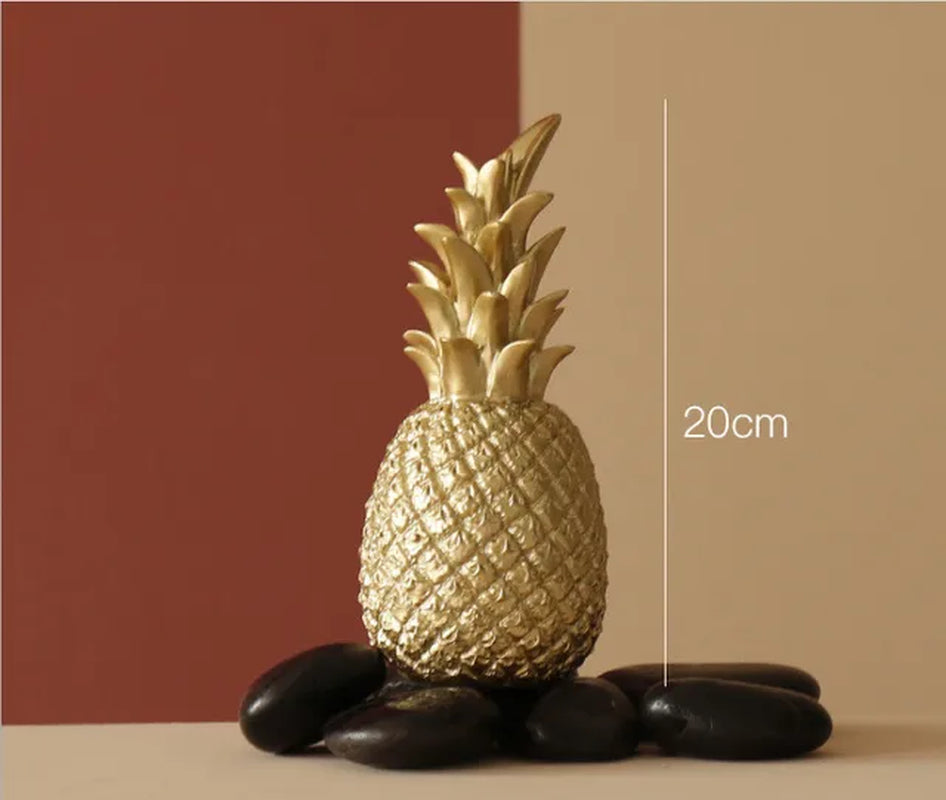 Golden Pineapple Home Decor Model