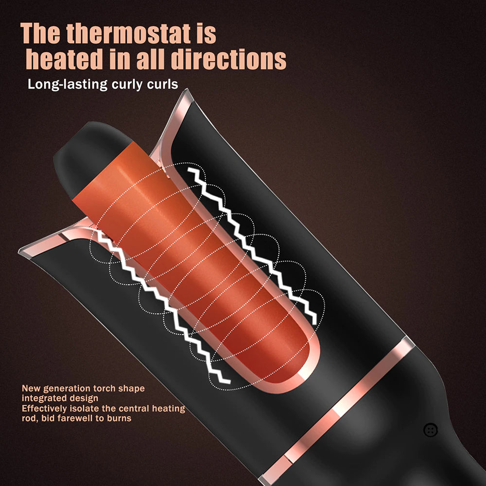 Magic Spin Hair Curler - Ceramic Auto Curling Iron