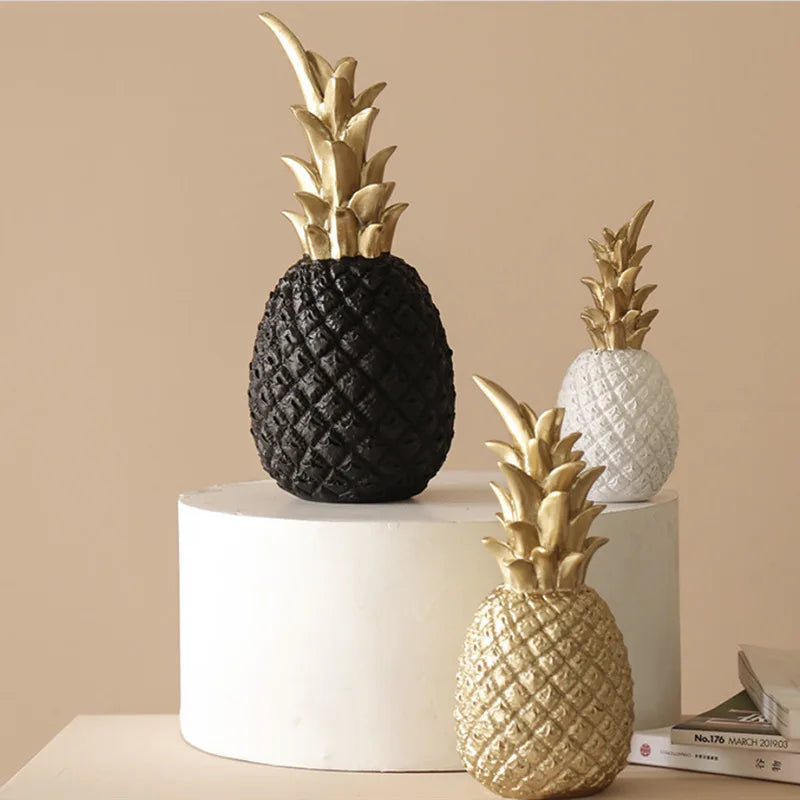 Golden Pineapple Home Decor Model