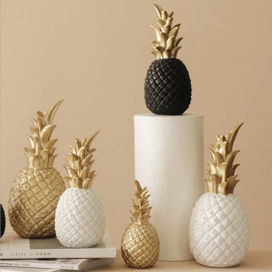 Golden Pineapple Home Decor Model